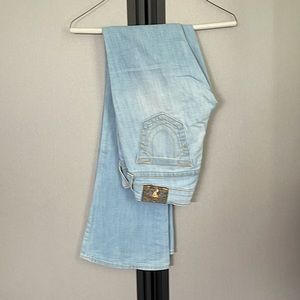 True Religion Light Wash Flare Jean - 25